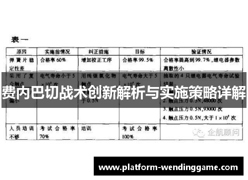 费内巴切战术创新解析与实施策略详解