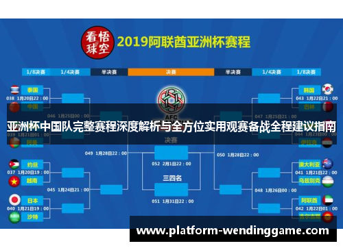 亚洲杯中国队完整赛程深度解析与全方位实用观赛备战全程建议指南